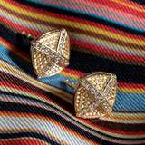 Pavé Diamond Shield Earrings
